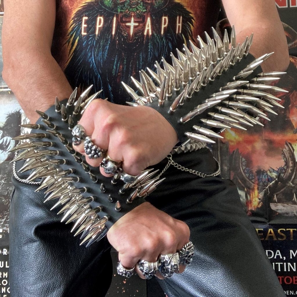 Click To See Our Superb Range Of Heavy Metal Gauntlets & Armbands 
